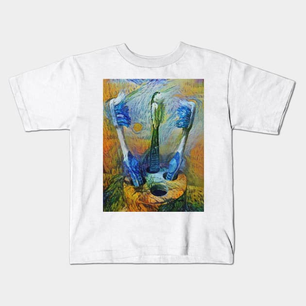 Cezanne's Toothbrushes Kids T-Shirt by ninasilver